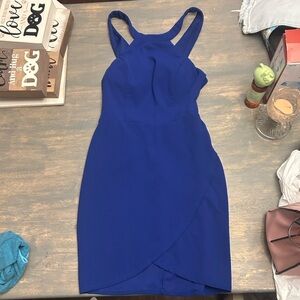 City Studio Royal Blue Mini Dress